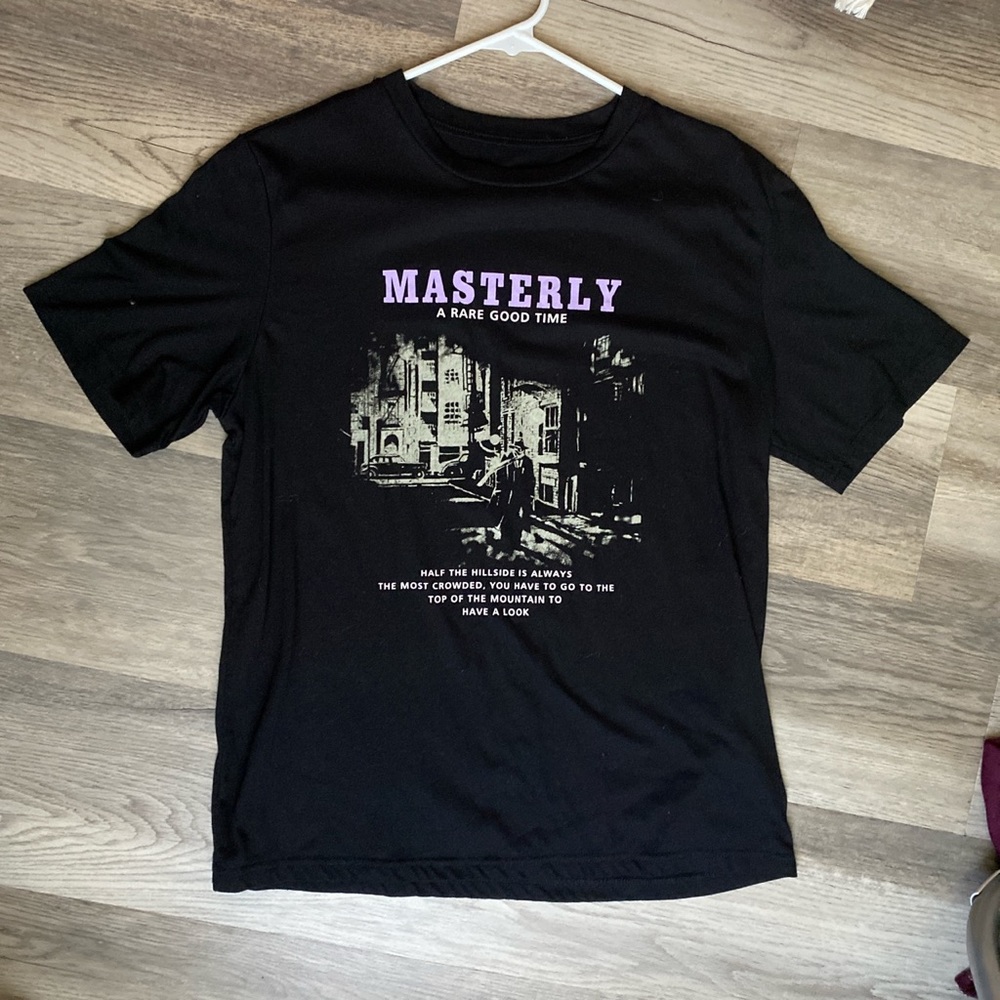 Black shein shirt
